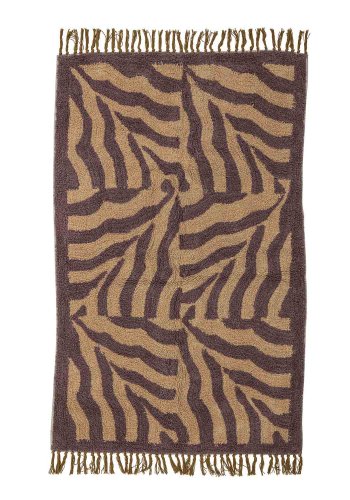 BLOOMINGVILLE Izza gulvtppe, rektangulr - lilla bomuld (150x90)