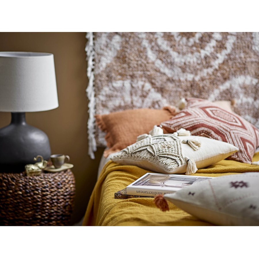 CREATIVE COLLECTION Sada gulvtppe, rektangulr - brun bomuld (200x85)