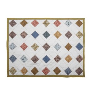 BLOOMINGVILLE MINI Melua plaid - natur/multifarvet bomuld/hr (152x127)