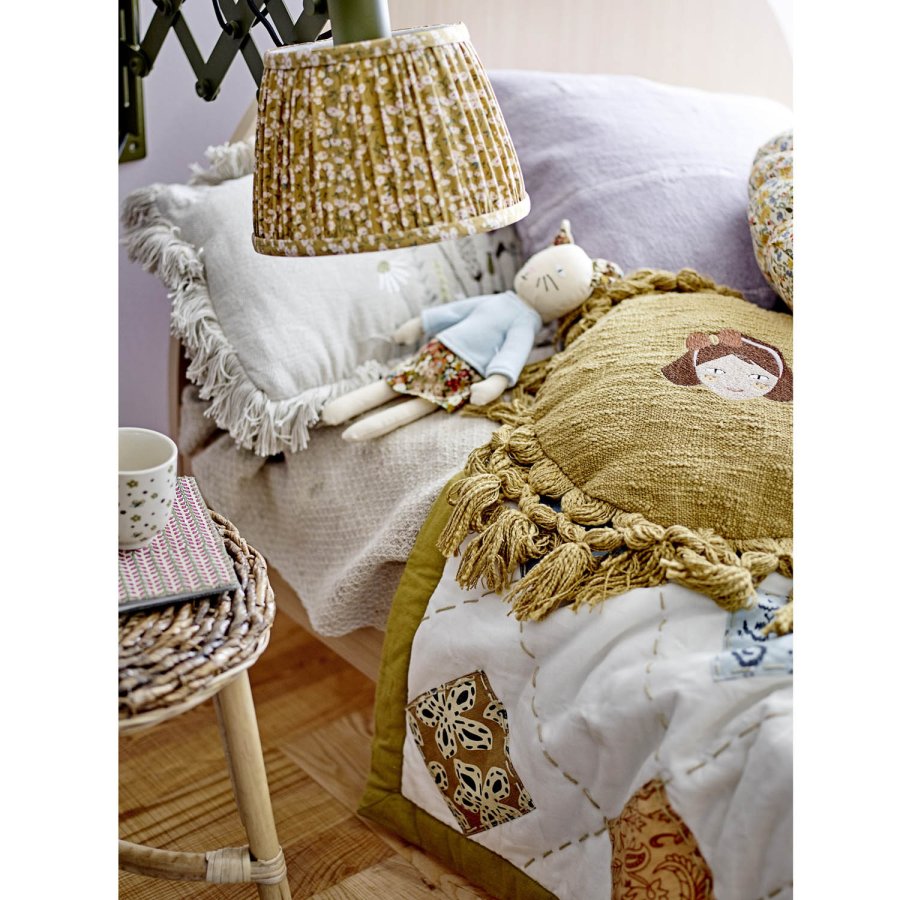 BLOOMINGVILLE MINI Melua plaid - natur/multifarvet bomuld/hr (152x127)