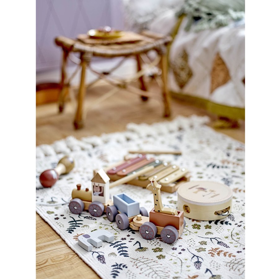 BLOOMINGVILLE MINI Melua plaid - natur/multifarvet bomuld/hr (152x127)