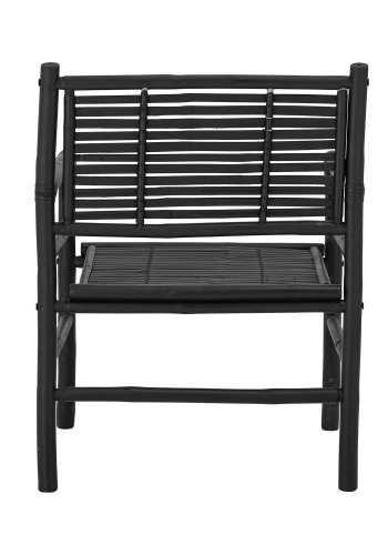 BLOOMINGVILLE Coen loungestol, m. armln - sort bambus