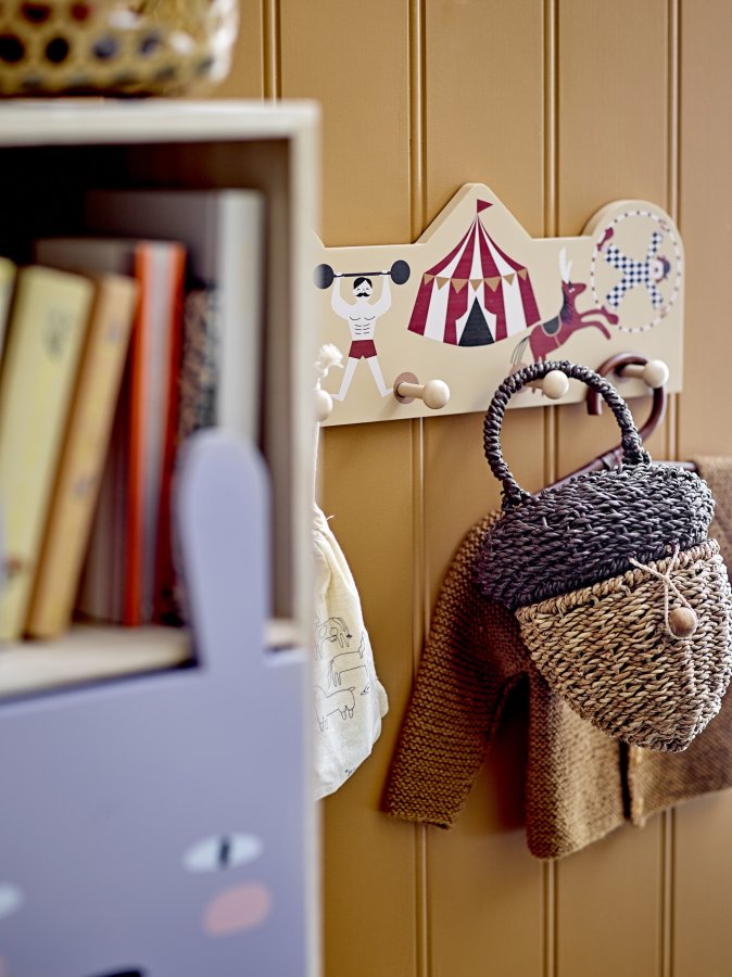 BLOOMINGVILLE MINI Calle bogreol, m. skuffer - natur kejsertr og fyrretr