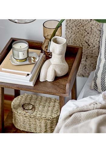 BLOOMINGVILLE Saxo gulvtppe, rektangulr - natur bomuld og jute (245x75)