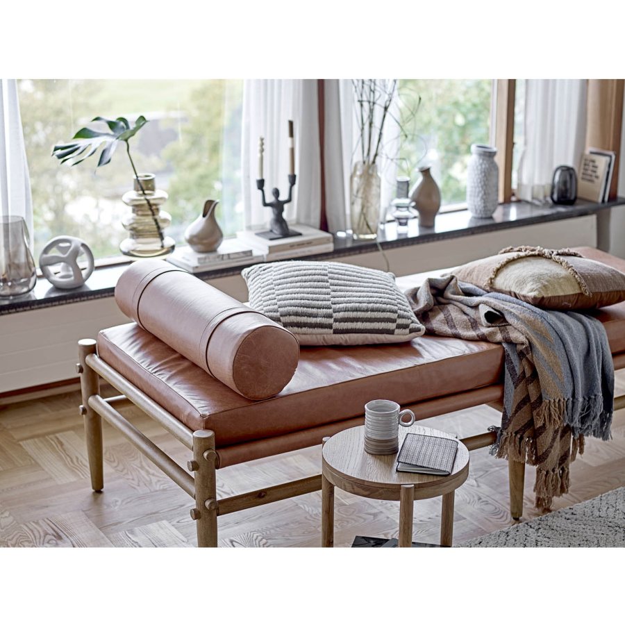 BLOOMINGVILLE Saxo gulvtppe, rektangulr - natur bomuld og jute (210x150)