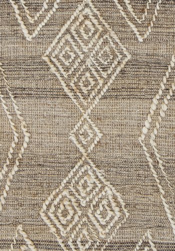 BLOOMINGVILLE Rupen gulvtppe, rektangulr - natur jute/uld/bomuld (215x150)