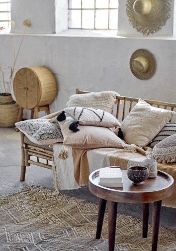 BLOOMINGVILLE Rupen gulvtppe, rektangulr - natur jute/uld/bomuld (215x150)