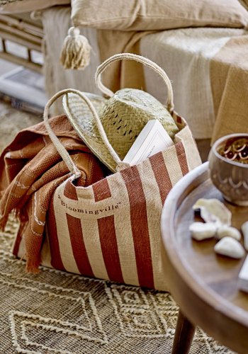 BLOOMINGVILLE Rupen gulvtppe, rektangulr - natur jute/uld/bomuld (215x150)