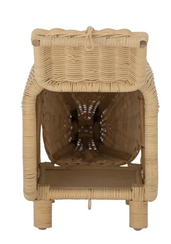 BLOOMINGVILLE MINI Soffe taburet, m. opbevaringsrum - natur rattan (53x24)