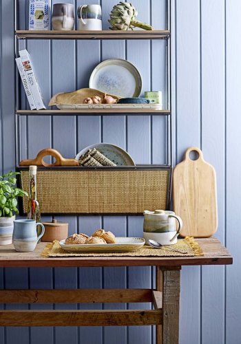 CREATIVE COLLECTION Lesley vghylde - natur rattan og jern