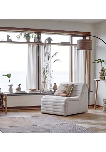 BLOOMINGVILLE Allure loungestol - natur polyester og nylon