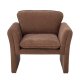 BLOOMINGVILLE Paseo loungestol, m. armln - brun polyester
