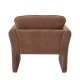BLOOMINGVILLE Paseo loungestol, m. armln - brun polyester
