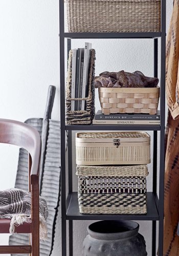 BLOOMINGVILLE Lisen dekorationsurtepotte, rund - sort terrakotta (28)