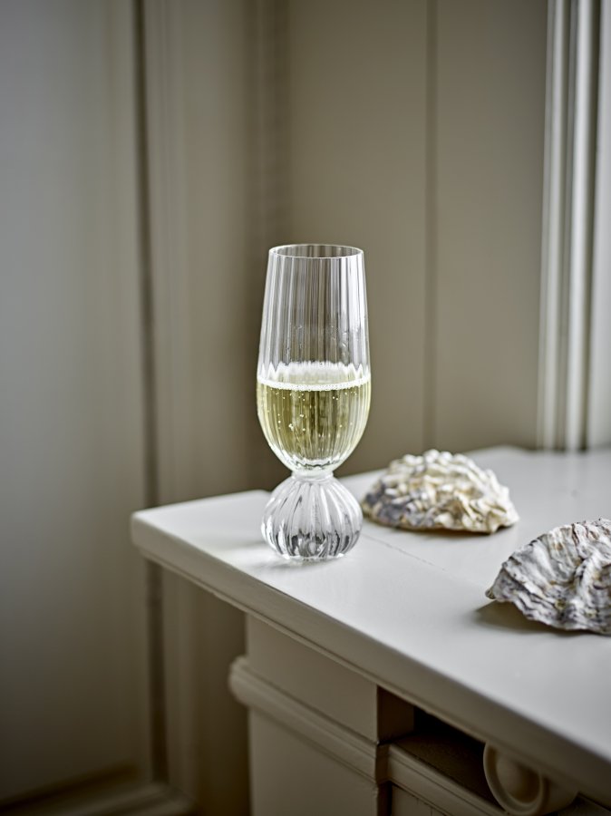BLOOMINGVILLE Taurin champagneglas - klar glas