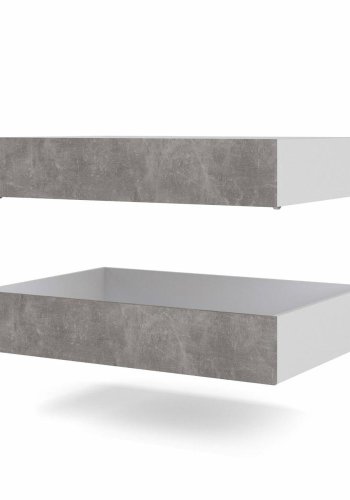 TVILUM Naia sengeskuffe - gr folie (st af 2)