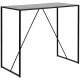 ACT NORDIC Seaford barbord - sort melamin ask/metal, rektangulr (120x60)