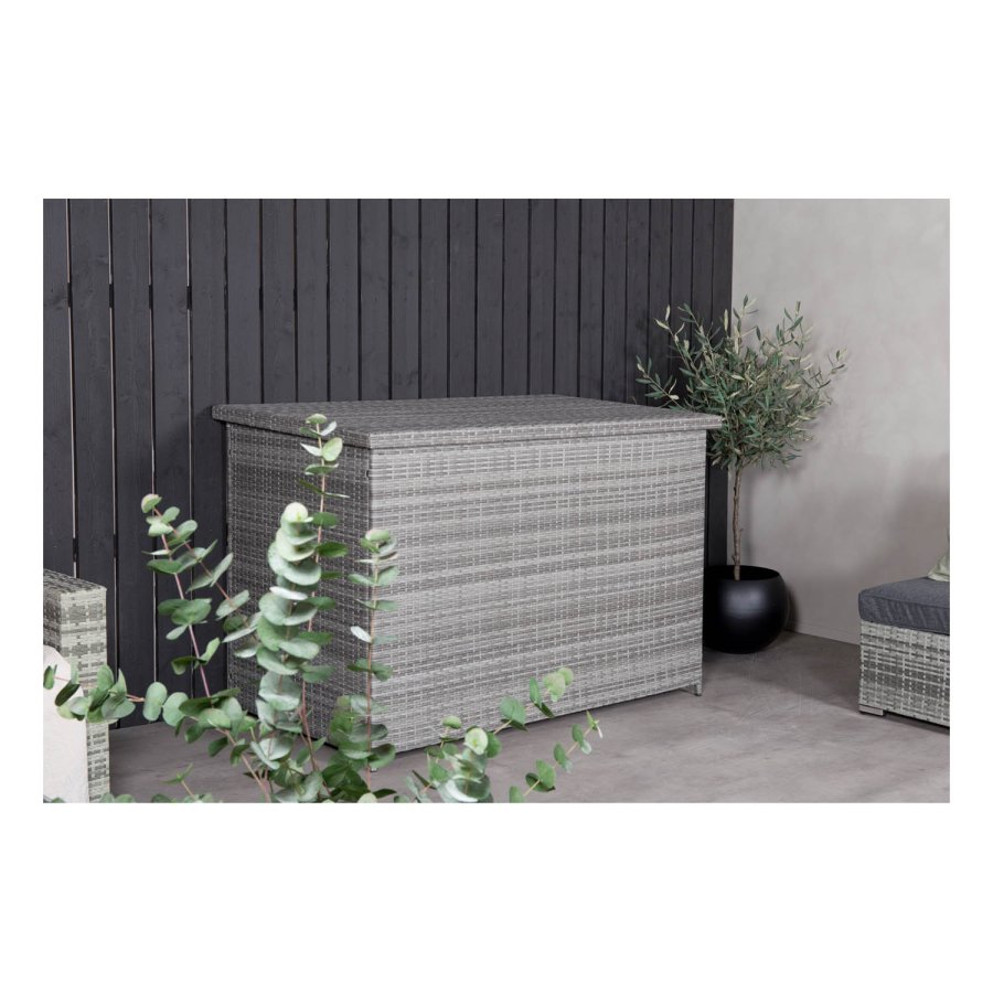 VENTURE DESIGN rektangulr Amazon udendrs hyndeboks - gr rattan og stl 