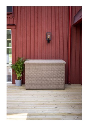 VENTURE DESIGN rektangulr Amazon udendrs hyndeboks - natur rattan og stl 