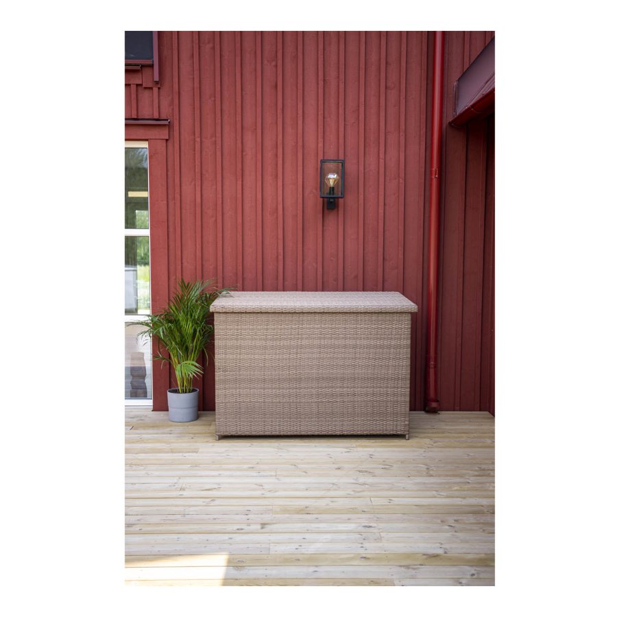 VENTURE DESIGN rektangulr Amazon udendrs hyndeboks - natur rattan og stl 