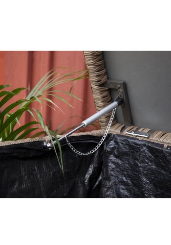 VENTURE DESIGN rektangulr Amazon udendrs hyndeboks - natur rattan og stl 