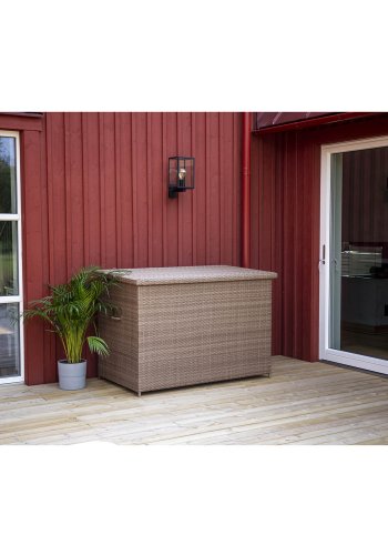 VENTURE DESIGN rektangulr Amazon udendrs hyndeboks - natur rattan og stl 