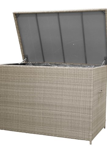 VENTURE DESIGN rektangulr Amazon udendrs hyndeboks - natur rattan og stl 