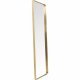 KARE DESIGN Curve Rectangular Brass spejl - spejlglas og messingbelagt ramme, firkantet (200x70)