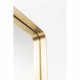 KARE DESIGN Curve Rectangular Brass spejl - spejlglas og messingbelagt ramme, firkantet (200x70)