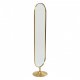 KARE DESIGN Curve gulvspejl - messingbelagt stl og spejlglas (170x40)