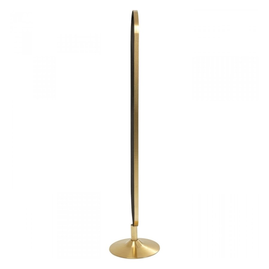 KARE DESIGN Curve gulvspejl - messingbelagt stl og spejlglas (170x40)