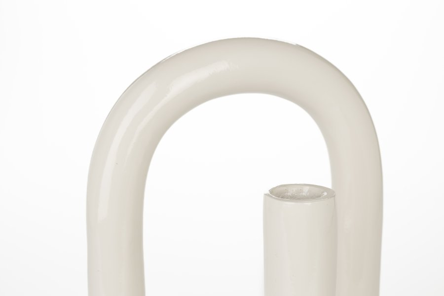 ZUIVER Tubo lysestage S - shiny beige aluminium