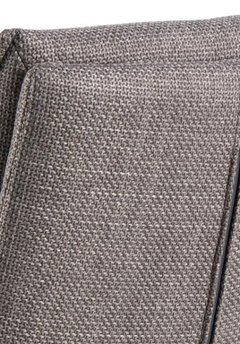 ACT NORDIC Flynn barstol, m. rygln, drejefunktion, gaspatron, og fodsttte - gr stof og sort stl