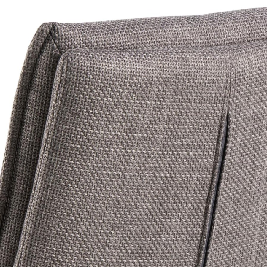 ACT NORDIC Flynn barstol, m. rygln, drejefunktion, gaspatron, og fodsttte - gr stof og sort stl