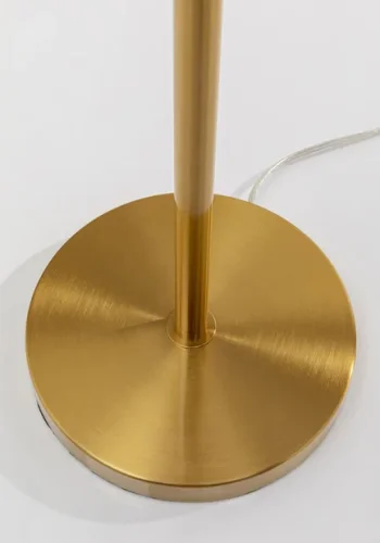 KARE DESIGN Feather Palm gulvlampe - hvid strudsefjer og messing stl