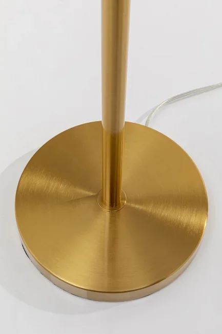 KARE DESIGN Feather Palm gulvlampe - hvid strudsefjer og messing stl