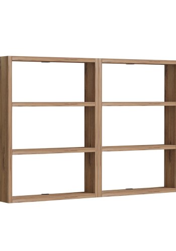 NORDVÄRK PR1 vghylde, m. 6 rum - Atlantic Pine melamin