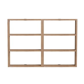 NORDVÄRK PR1 vghylde, m. 6 rum - Atlantic Pine melamin