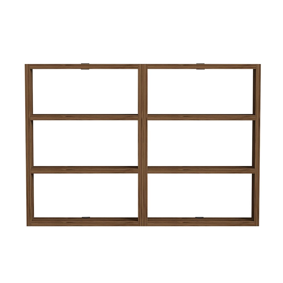 NORDVÄRK PR1 vghylde, m. 6 rum - valnd melamin