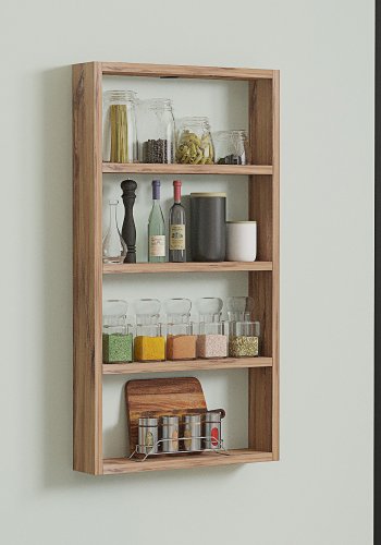 NORDVÄRK PR1 vghylde, m. 4 rum - Atlantic Pine melamin