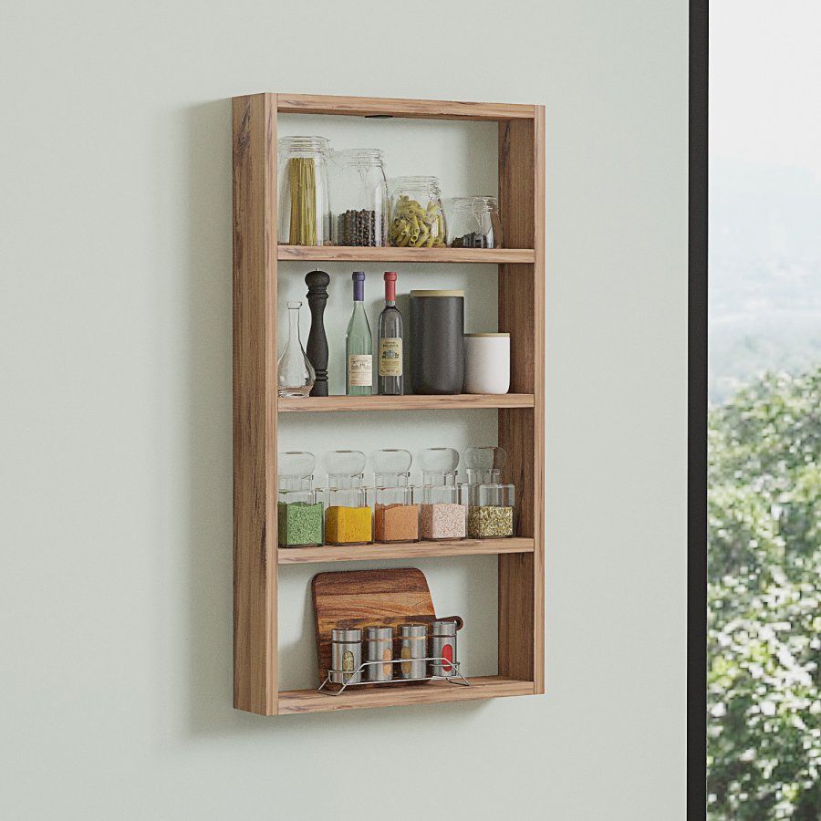 NORDVÄRK PR1 vghylde, m. 4 rum - Atlantic Pine melamin