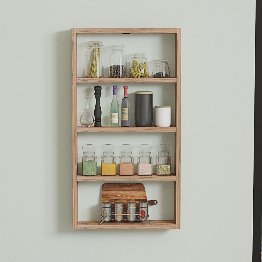 NORDVÄRK PR1 vghylde, m. 4 rum - Atlantic Pine melamin