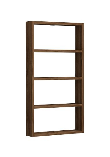 NORDVÄRK PR1 vghylde, m. 4 rum - valnd melamin