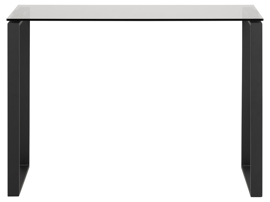 ACT NORDIC Katrine konsolbord - rget/sort glas/metal, rektangulr (110x40)