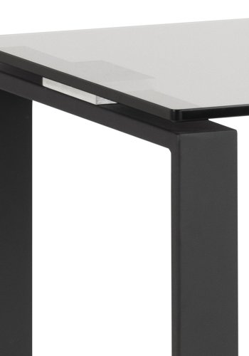 ACT NORDIC Katrine konsolbord - rget/sort glas/metal, rektangulr (110x40)