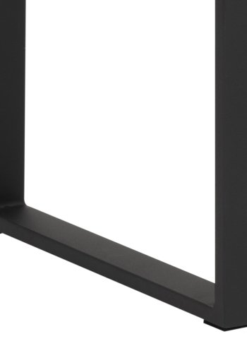 ACT NORDIC Katrine konsolbord - rget/sort glas/metal, rektangulr (110x40)