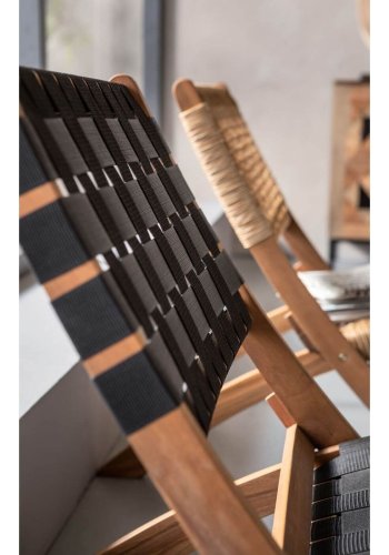 KARE DESIGN Ipanema foldestol - natur/sort akacietr/nylon