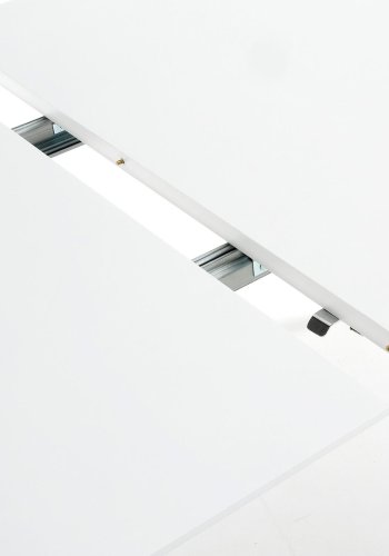 KAVE HOME oval Oakland spisebord, m. udtrk - hvid MDF og natur bgetr (140(220)x90) 