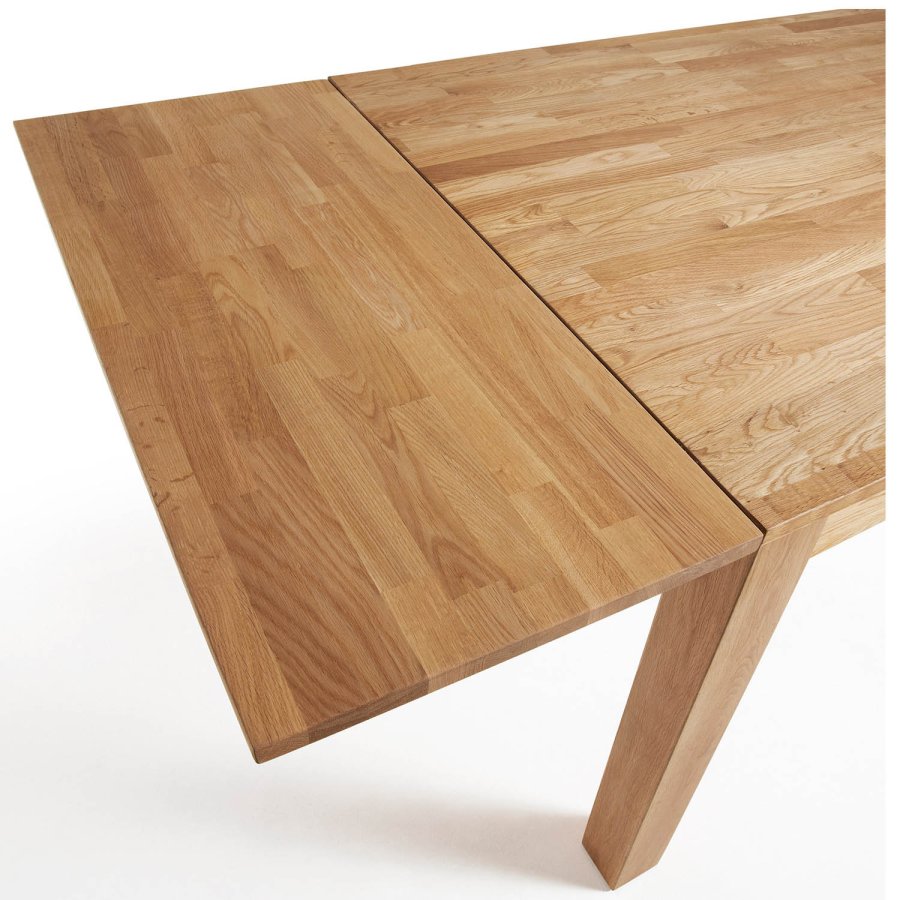 KAVE HOME Indra spisebord, m. udtrk - natur egetr (120(200)x75)