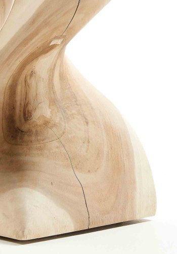 KAVE HOME kvadratisk Hakon sidebord - natur mungurtr (30x30)